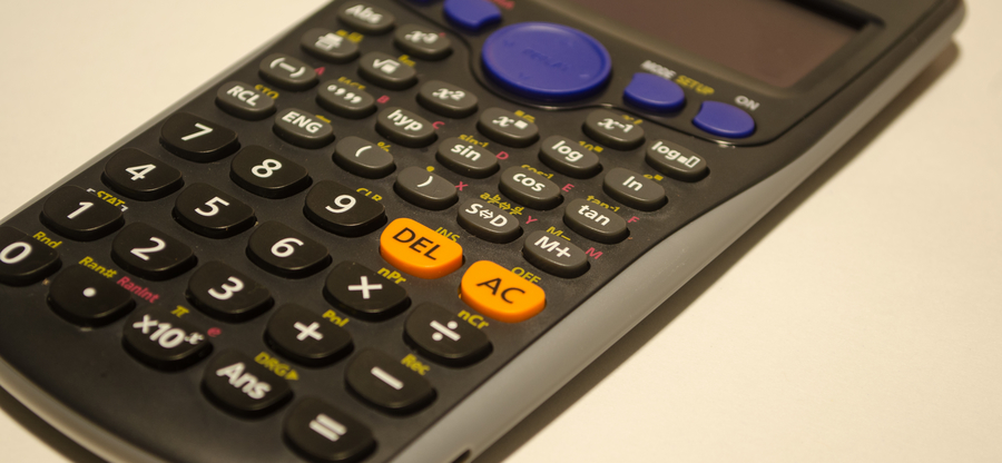 Scientific calculator used for primary 6 maths tuition