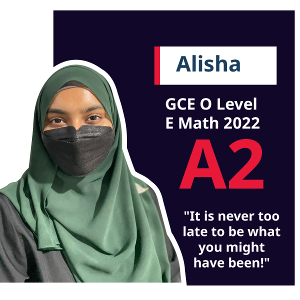 SUCCESS 009: Alisha O Level E Math