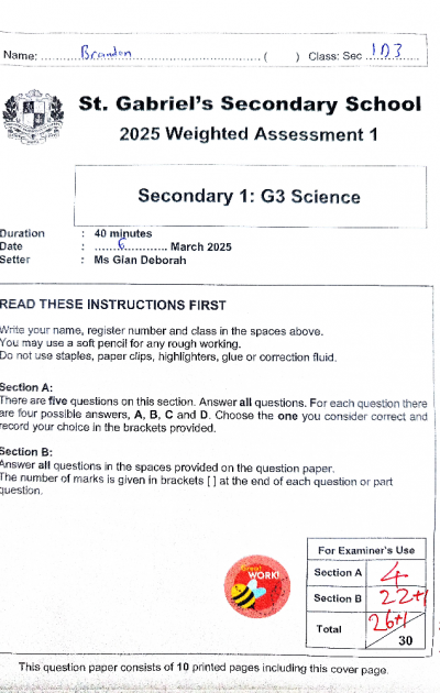 S1 EX Science 90% High A1